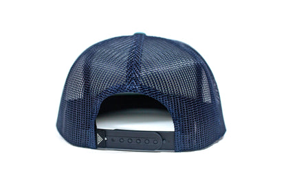 back of hat with mesh netting