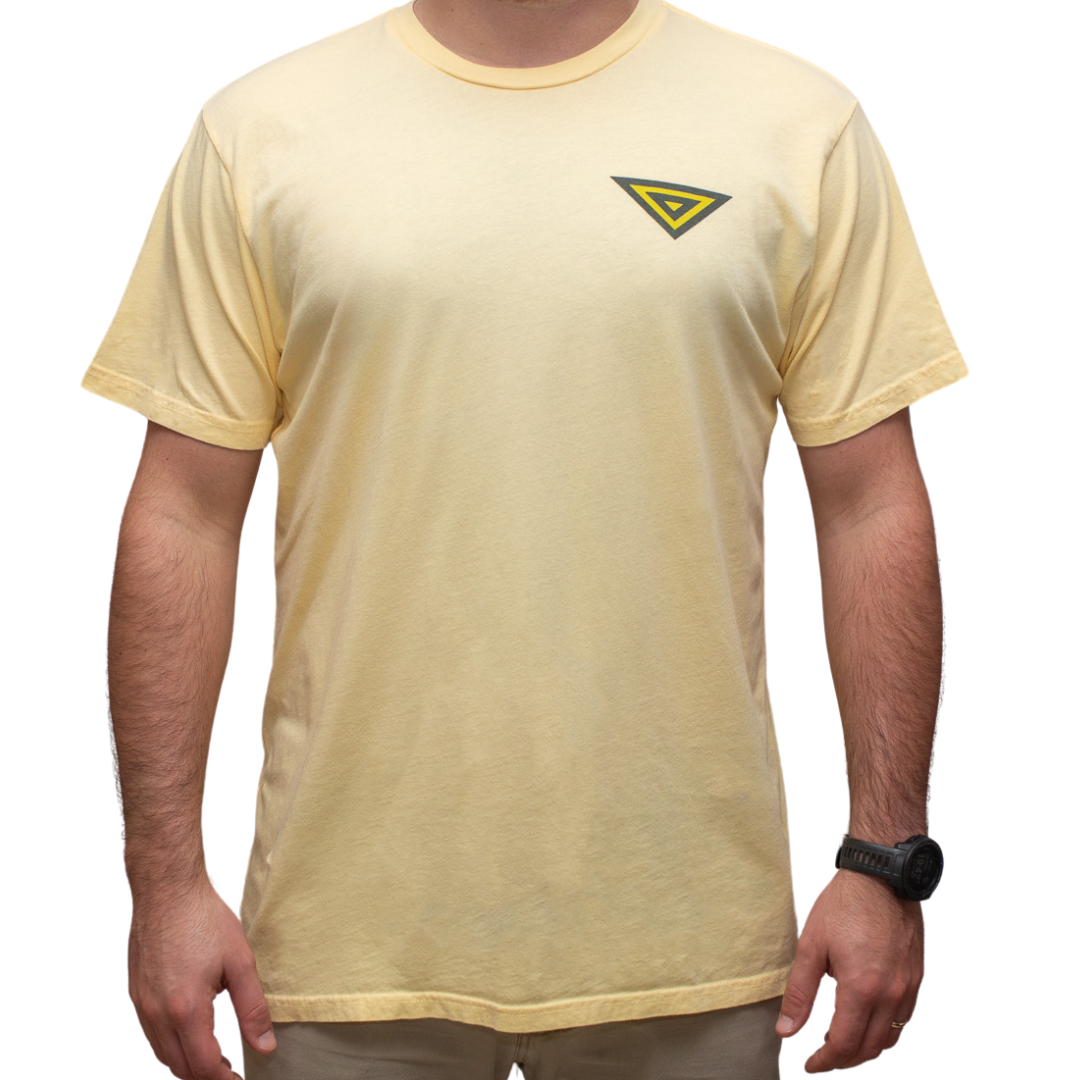 yellow pandion tee with logo (front)